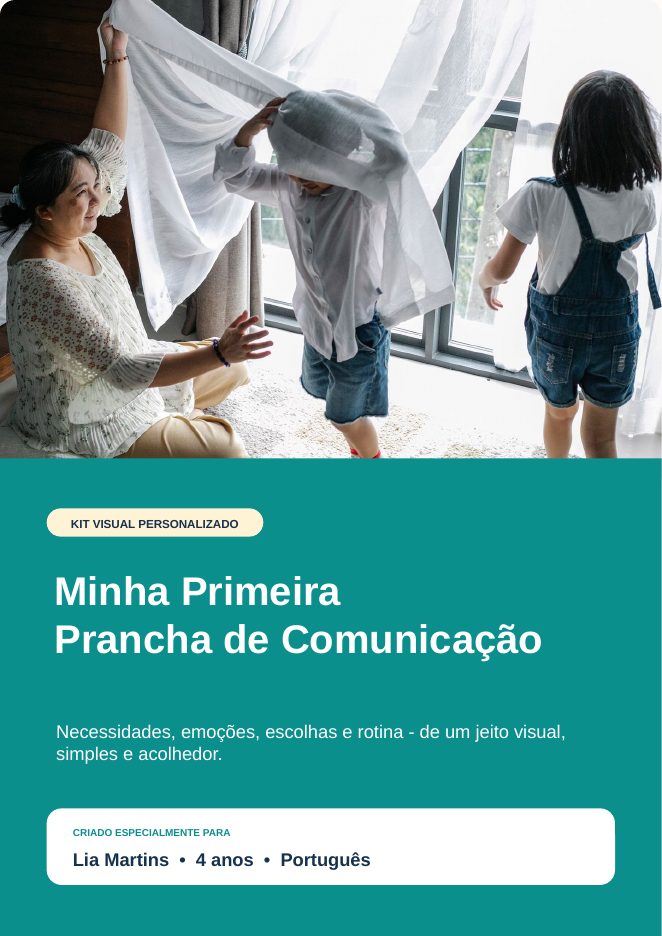 Página 1 do kit: Capa personalizada